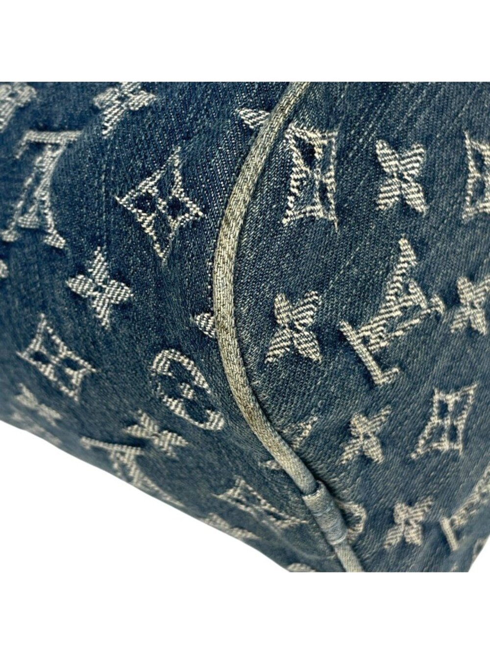 Louis Vuitton Neo Speedy Boston Bag Monogram Denim Blue - Picture 6 of 11
